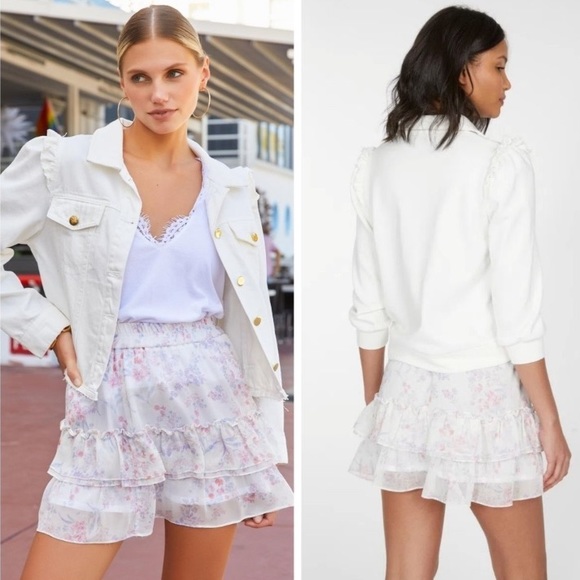 (A7) Generation Love Audrina Skirt Lavender Floral, Size XS, NWT - Picture 11 of 13